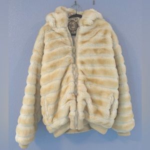 Ablanche Urban Faux Fur Coat 2XL